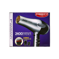 Thumbnail for RED by Kiss 2400 Tourmaline Ceramic Professional Hair Dryer - Elevate Styles
