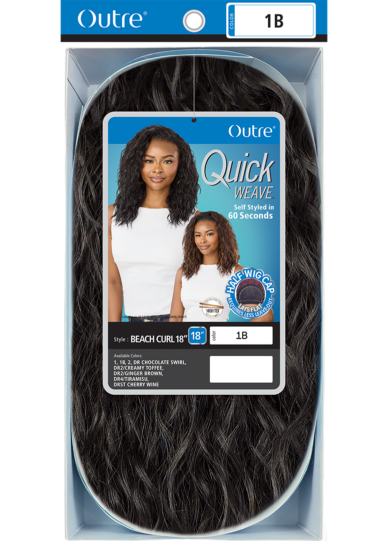 Outre Quick Weave Beach Curl 18 Package