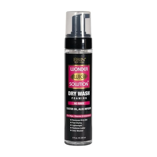 Ebin New York Wonder Wig Solution Dry Wash Foaming Cleanser – 8 oz - Elevate Styles