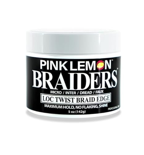 Pink Lemon Braiders Loc Twist Braid Edge – 5 oz - Elevate Styles