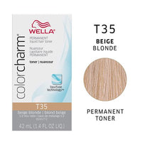 Thumbnail for Wella Color Charm Permanent Liquid Toner – T35 Beige Blonde – 1.4 fl oz - Elevate Styles
