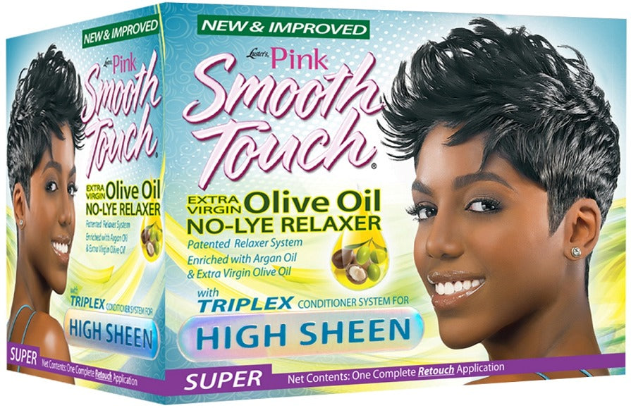 Luster’s Pink Smooth Touch Extra Virgin Olive Oil No-Lye Relaxer – Super - Elevate Styles