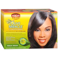 Thumbnail for African Pride Olive Miracle Conditioning No-Lye Relaxer - Regular - Elevate Styles