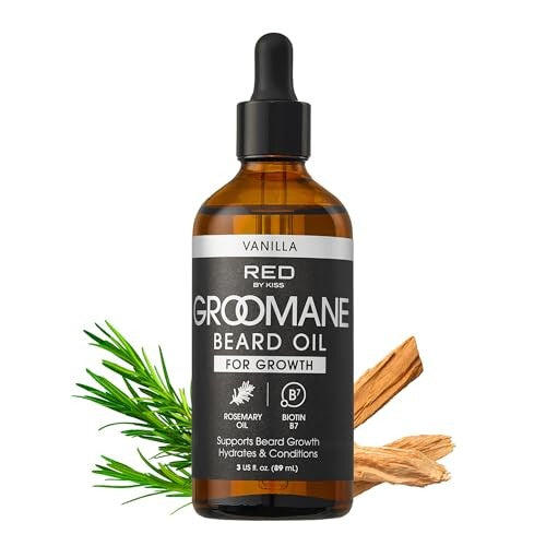 Red by Kiss Groomane Beard Oil – Vanilla 3 Oz - Elevate Styles