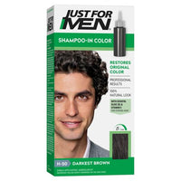 Thumbnail for Just For Men Shampoo-In Color – H-50 Darkest Brown - Elevate Styles