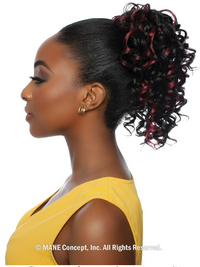 Thumbnail for Mane Concept Brown Sugar Wrap & Tie BSWNT14 Soft Curly Bounce WNT 10