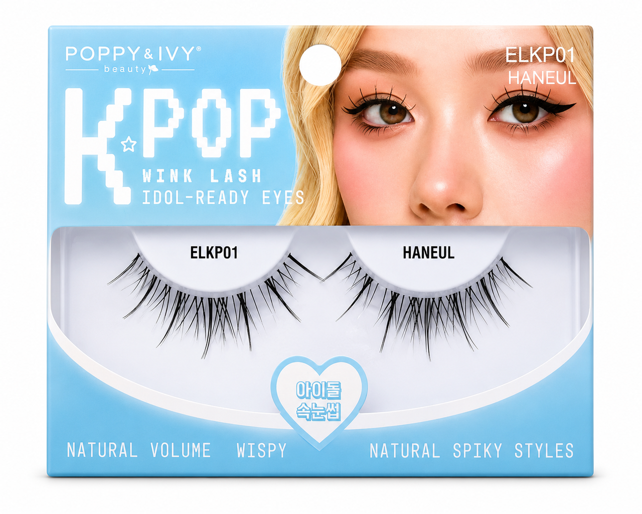 Poppy & Ivy KPOP Wink Lash ELKP01 HANEUL - Elevate Styles