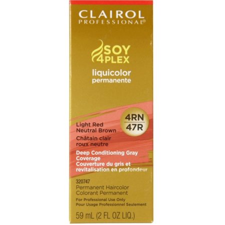 Clairol Professional Soy 4Plex Liquicolor Permanente – 4RN Light Red Neutral Brown – 2 oz - Elevate Styles