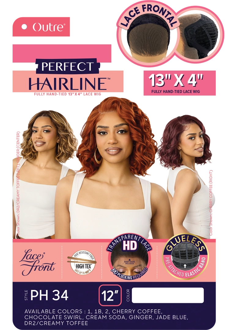 Outre Perfect Hairline Fully Hand-Tied 360 Frontal 13x6 HD Lace Front Wig - PH 34