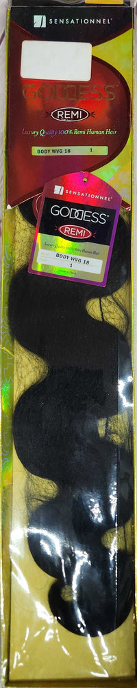 Thumbnail for Sensationnel Goddess Remi Human Hair Body Weave 18