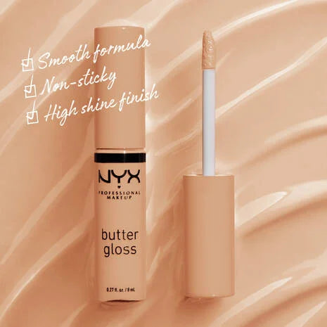 NYX Professional Makeup Butter Gloss - Fortune Cookie - 0.27 fl. oz. / 8 mL - Elevate Styles