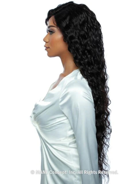 Mane Concept Trill 11A HD 13x4 Lace Front Wig Deep Wave 30" TRE2118 - Elevate Styles