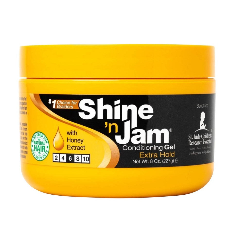Shine ’n Jam Conditioning Gel – Extra Hold (8 oz) - Elevate Styles