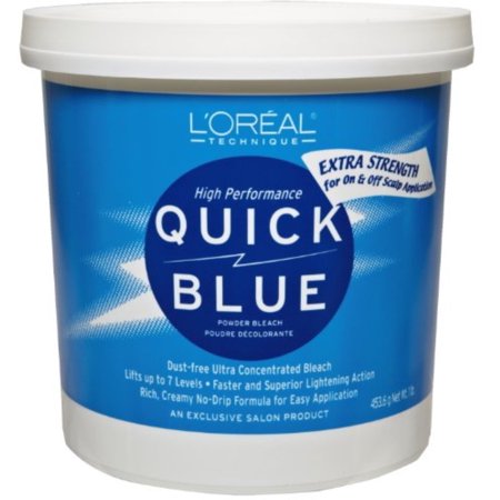 L'Oréal Technique Quick Blue Powder Bleach – Extra Strength, 1 lb - Elevate Styles