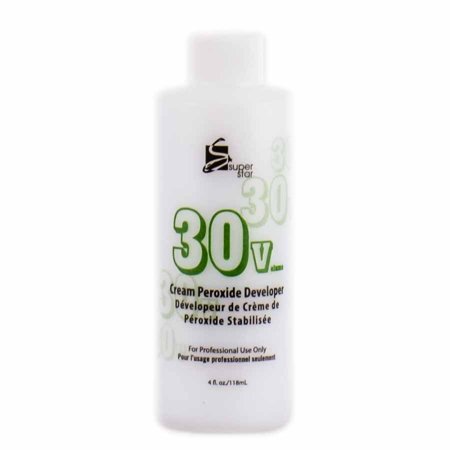 Super Star 30 Volume Cream Peroxide Developer – 4 oz - Elevate Styles