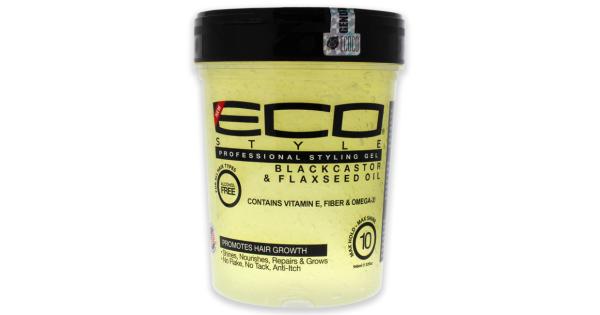 Eco Style Black Castor & Flaxseed Oil Gel – Maximum Hold, 32 oz - Elevate Styles