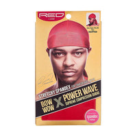 Thumbnail for Red by Kiss Power Wave Silky Spandex Durag – Red HDUPPS04 - Elevate Styles