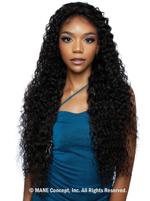 Mane Concept Trill 11A HD 13x4 Lace Front Wig Water Wave 30" TRE2120 - Elevate Styles