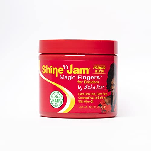 Shine 'n Jam Magic Fingers for Braiders by Stasha Harris - 16 oz (Magic Size) - Elevate Styles