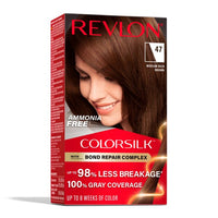 Thumbnail for Revlon Colorsilk Permanent Hair Color 47 Medium Rich Brown - Elevate Styles