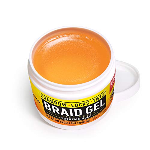 Hairobics Unlimited Braid Gel – Extreme Hold for Cornrows, Locks & Twists, 5 fl oz - Elevate Styles