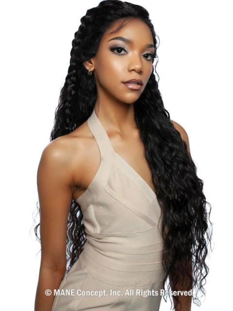 Mane Concept Trill 11A HD 13x4 Lace Front Wig Deep Wave 32" TRE2122 - Elevate Styles