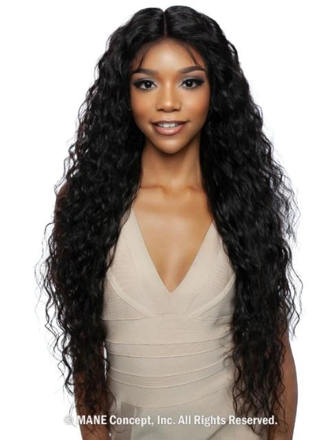 Mane Concept Trill 11A HD 13x4 Lace Front Wig Deep Wave 32" TRE2122 - Elevate Styles