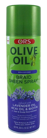 Thumbnail for ORS Olive Oil Braid Sheen Spray – Braidzone (10 oz) - Elevate Styles