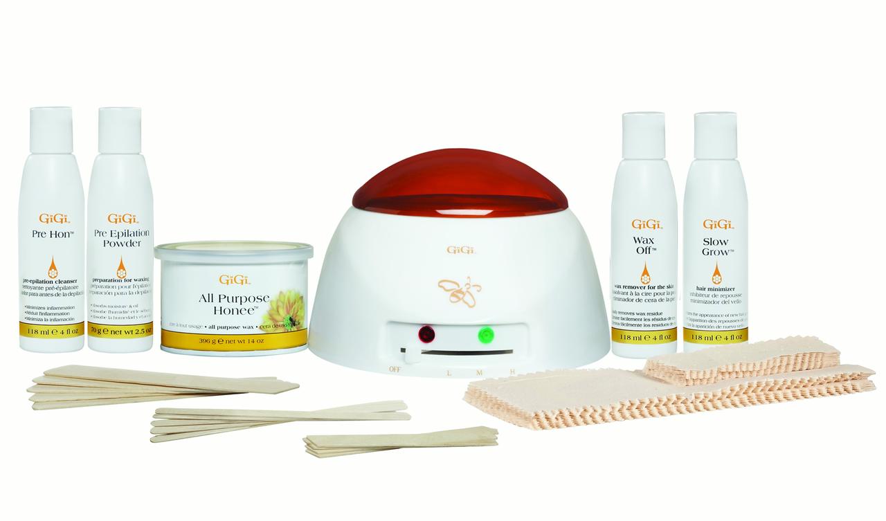 GiGi All Purpose Honee Waxing Kit – Complete Hair Removal System - Elevate Styles