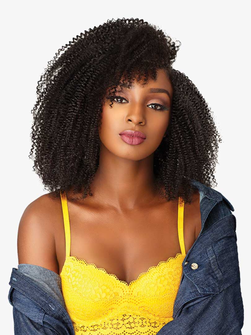 Sensationnel Curls Kinks & Co 100% Human Hair 9PC Textured Clip-ins 3C Clique - Elevate Styles