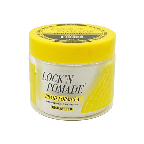 Lock'N Pomade Braid Formula Conditioning Gel - Regular Hold, 11 oz - Elevate Styles