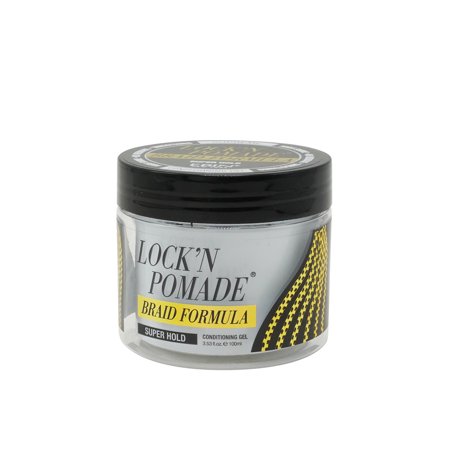 Lock'N Pomade Braid Formula Conditioning Gel - Super Hold, 3.53 oz - Elevate Styles