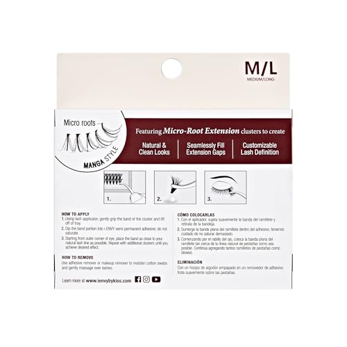 i-ENVY Pro-Grade Customizable Micro Extension – 10mm & 12mm Fishtail Micro Roots KPEX14 - Elevate Styles