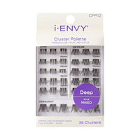 Thumbnail for i-ENVY Cluster Palette Lash Extensions – Mixed Style Deep (36 Clusters) CPR12 - Elevate Styles