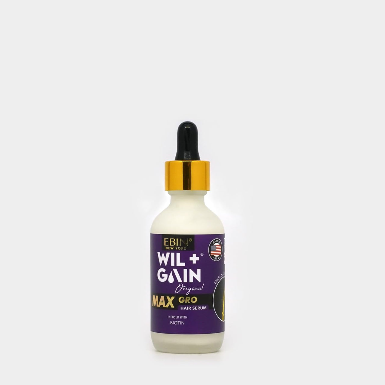 Ebin New York Wil + Gain Original Max Gro Hair Serum - Elevate Styles