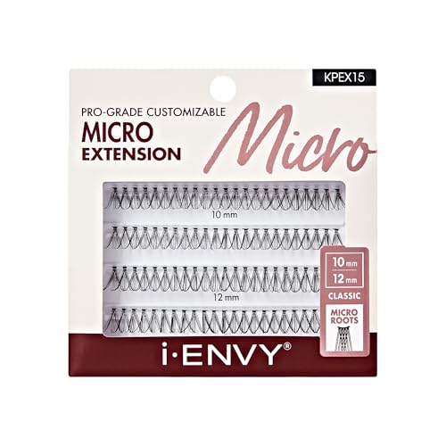 i-ENVY Pro-Grade Customizable Micro Extension – 10mm & 12mm Fishtail Micro Roots KPEX15 - Elevate Styles