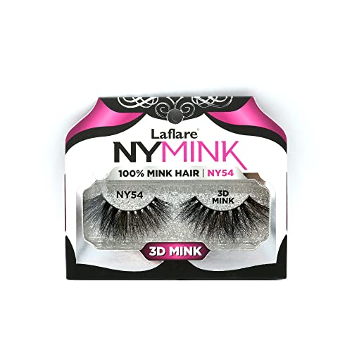 Laflare NYMink 3D Mink Lashes – NY54 - Elevate Styles