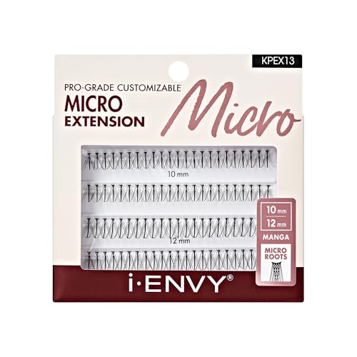 i-ENVY Pro-Grade Customizable Micro Extension – 10mm & 12mm Fishtail Micro Roots KPEX13 - Elevate Styles