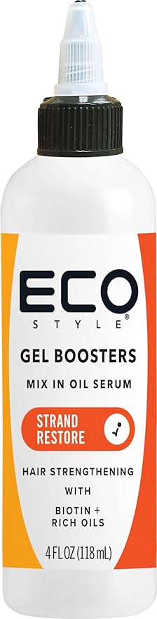 Eco Style Gel Boosters Strand Restore Mix In Oil Serum 4 fl. oz. - Elevate Styles