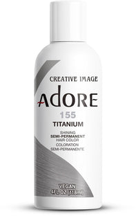 Thumbnail for Adore Shining Semi-Permanent Hair Color 155 Titanium 4 fl. oz. - Elevate Styles