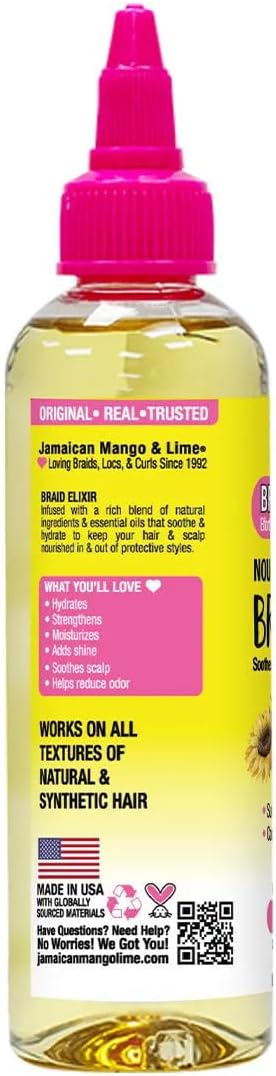 Jamaican Mango & Lime Braid Elixir 4oz - Elevate Styles