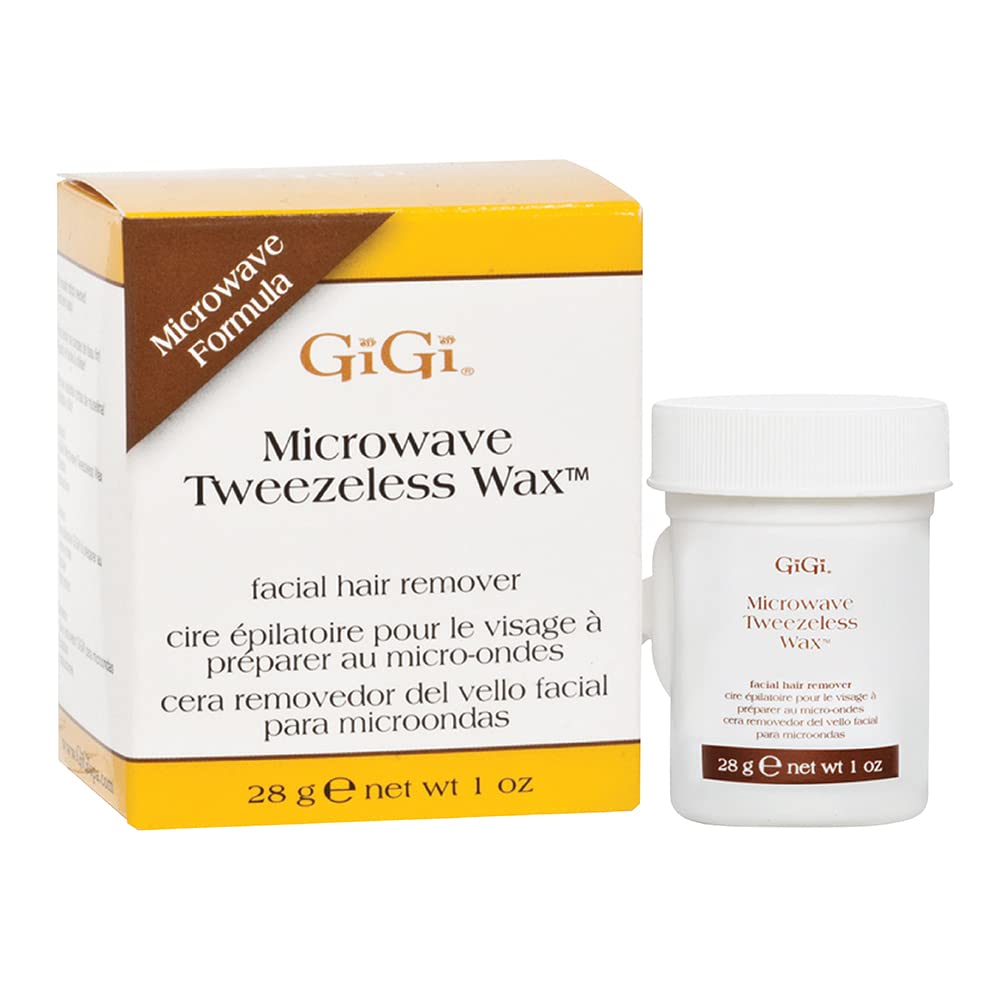 GiGi Microwave TweezeLess Wax Facial Hair Remover 1 oz - Elevate Styles
