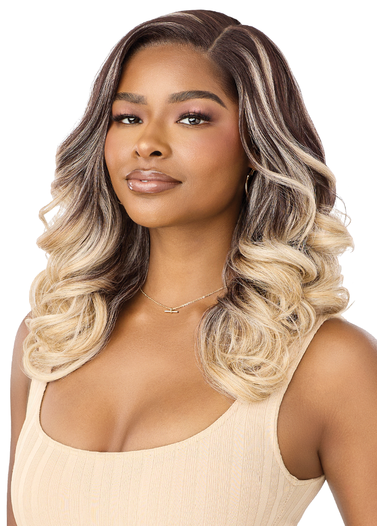 Outre Synthetic Melted Hairline HD Lace Front Wig MH153 QLMHMH153