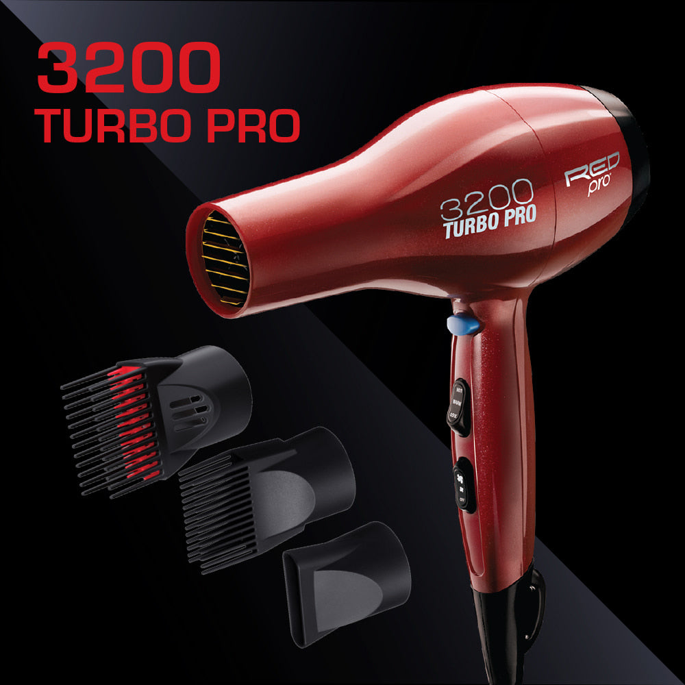 RED Pro 3200 Turbo Hair Dryer – Model 3200 - Elevate Styles