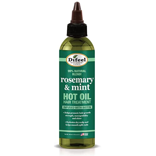 Difeel Rosemary & Mint Hot Oil Treatment 8 Oz - Elevate Styles