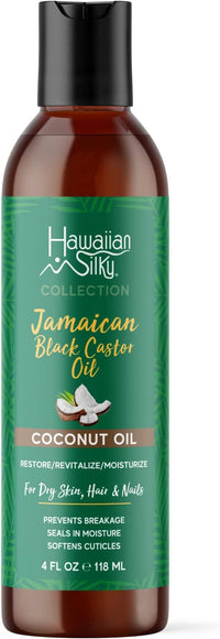 Thumbnail for Hawaiian Silky Collection Jamaican Black Castor Oil Coconut Oil 4 Oz - Elevate Styles