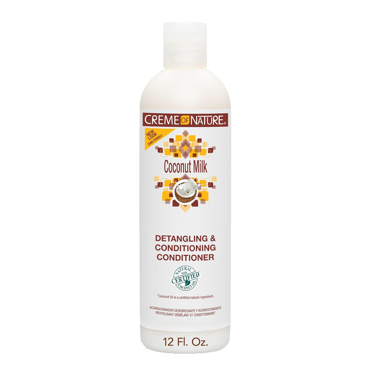 Creme of Nature Coconut Milk Detangling and Conditioning Conditioner 12 oz - Elevate Styles