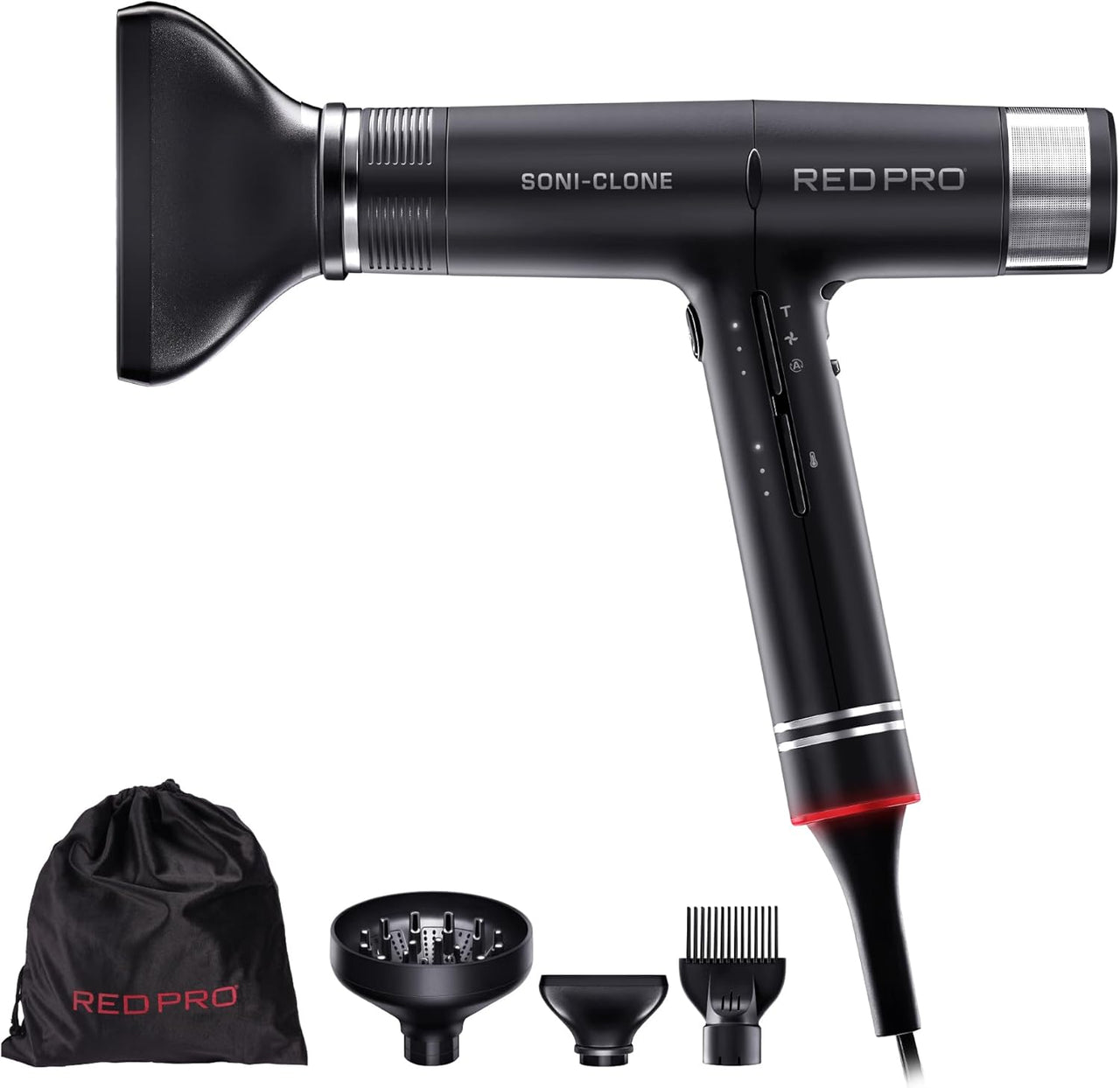 Red Pro Soni-Clone Professional High-Speed Hair Dryer #HD09 - Elevate Styles