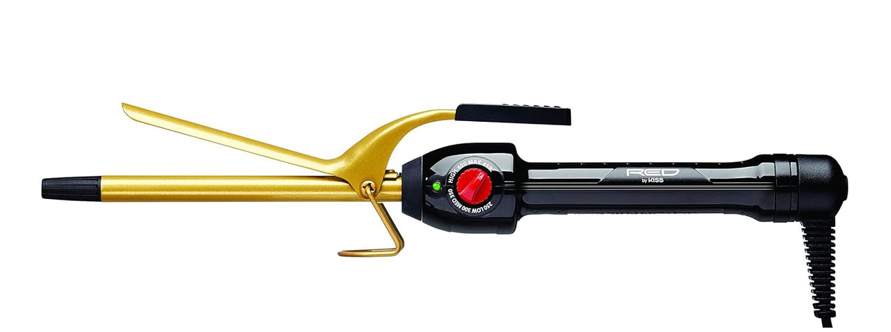 RED by Kiss Ceramic Tourmaline Professional Curling Iron - 3/8"
