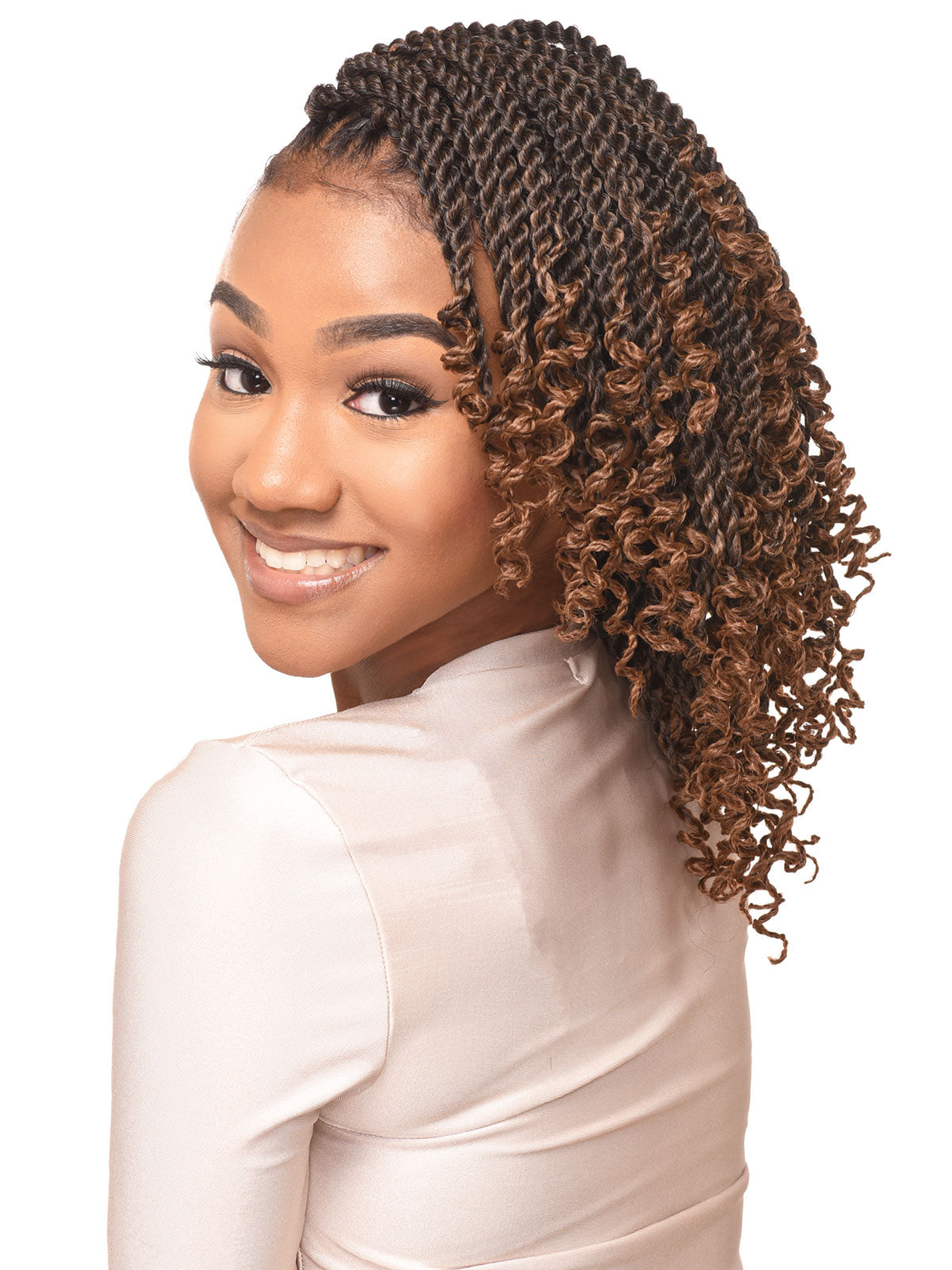 Ghana Kids Senegal Curly Ends Pre-Stretched 10" - Elevate Styles